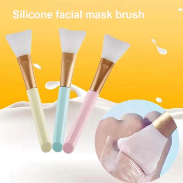 Pack of 5 Soft Silicone Mask Brushes Foundation Make up brush Pak Deal