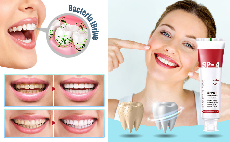 Yayashi SP4 Oral Care probiotic - Teeth Whitening Toothpaste | 100% Orignal