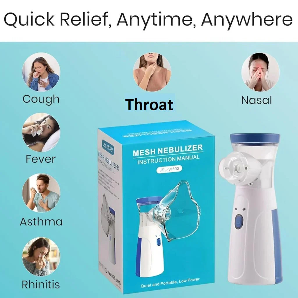 Portable Nebulizer for Kids & Adults | Rechargeable
