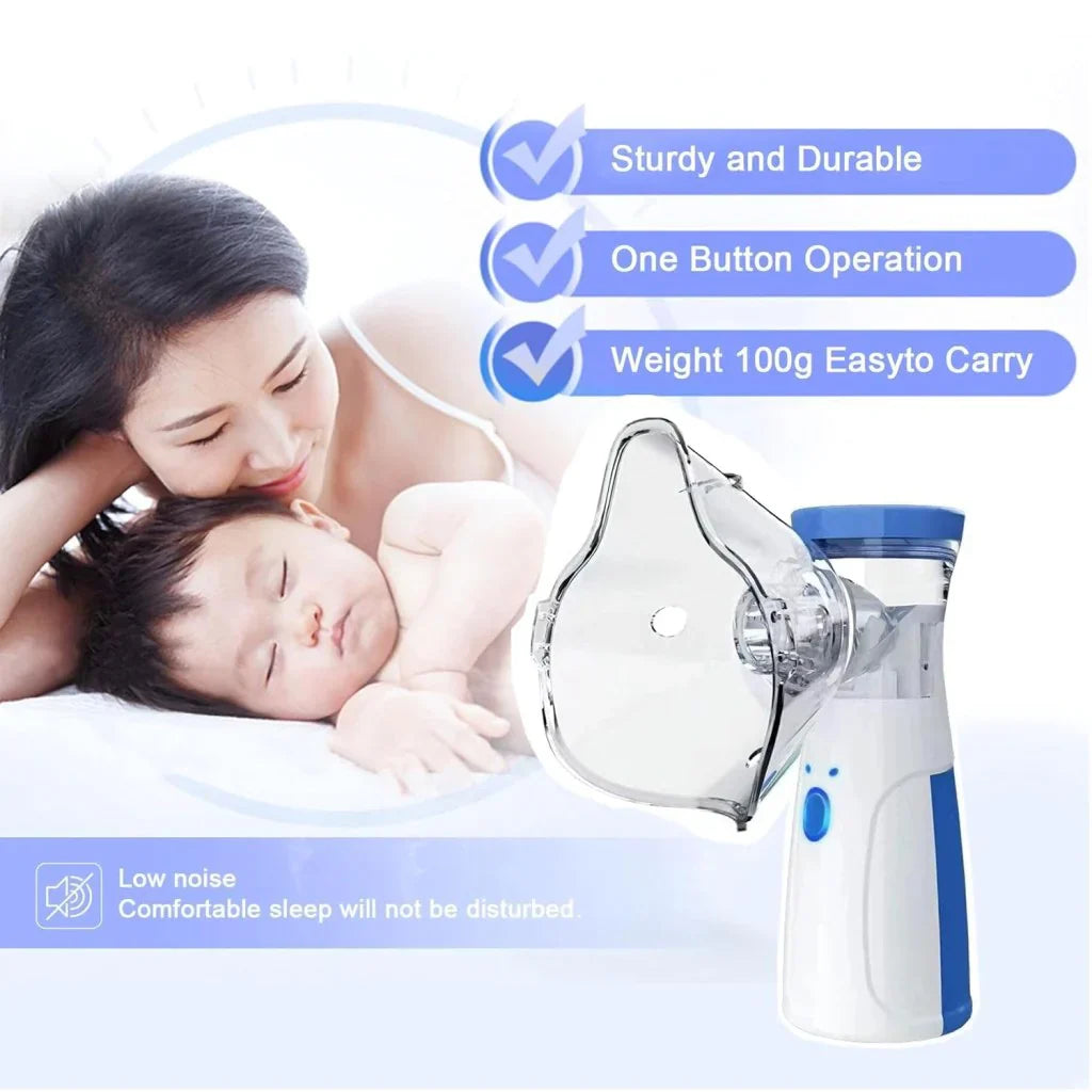 Portable Nebulizer for Kids & Adults | Rechargeable