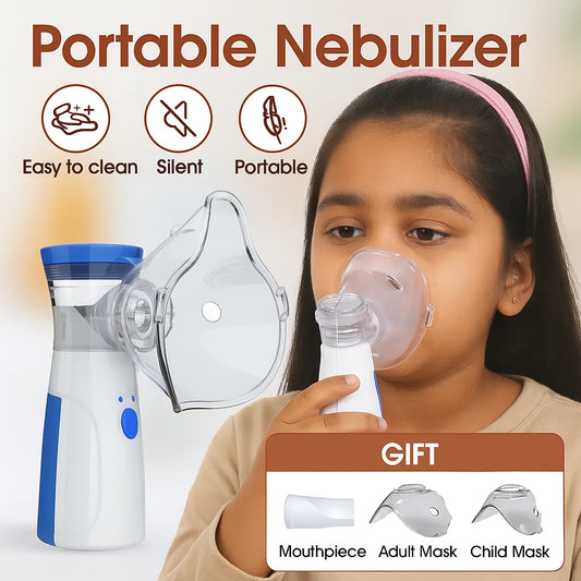 Portable Nebulizer for Kids & Adults | Rechargeable
